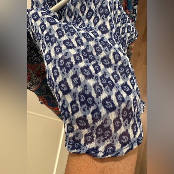 Zoe & Rose Band of Gypsies Multicolor Paisley Tank Top - Picture 9 of 9